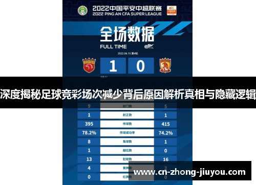 深度揭秘足球竞彩场次减少背后原因解析真相与隐藏逻辑